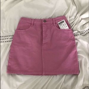 brandy melville john galt denim skirt